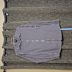 Landsend women's gingham button-up